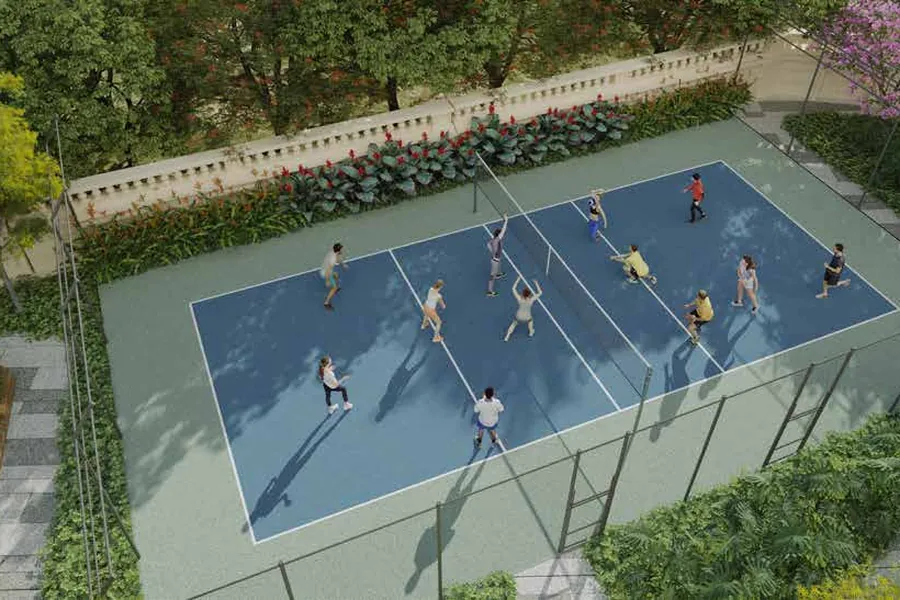 Volleyball court