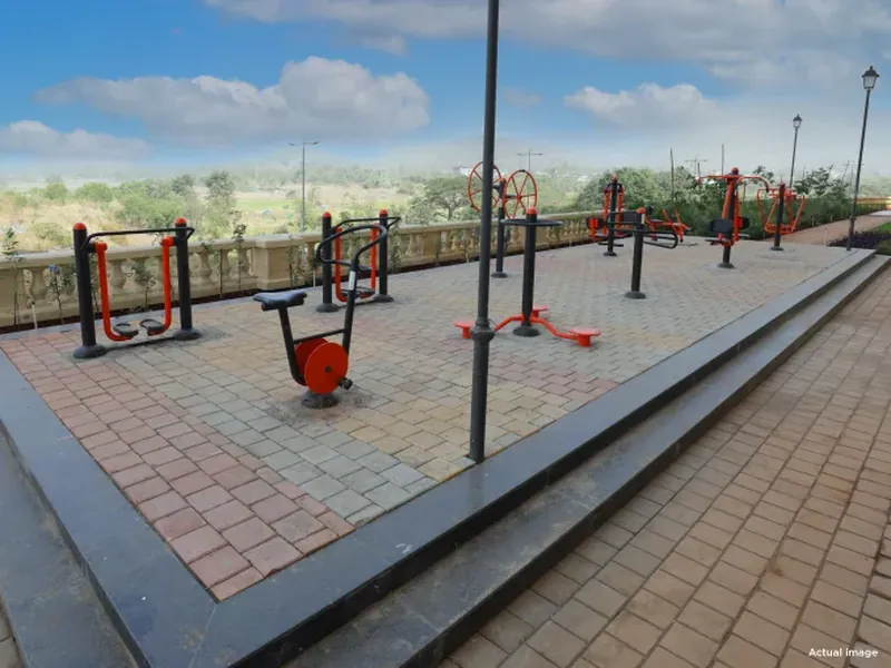 Outdoor fitness area
