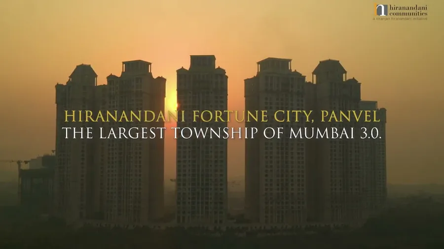 Hiranandani Fortune City sunset skyline video thumbnail